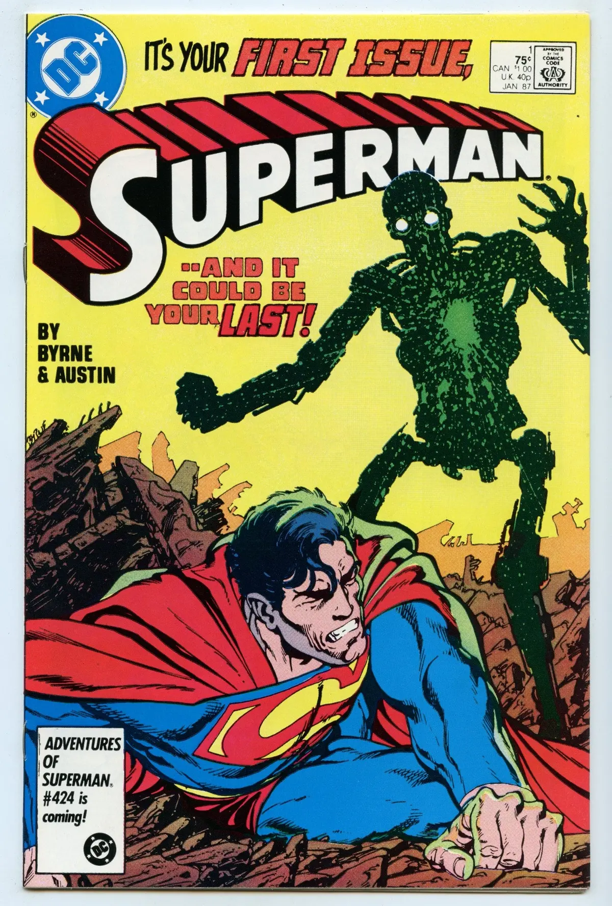 Superman V2 1 (Jan 1987) Nm- (9.2) 1