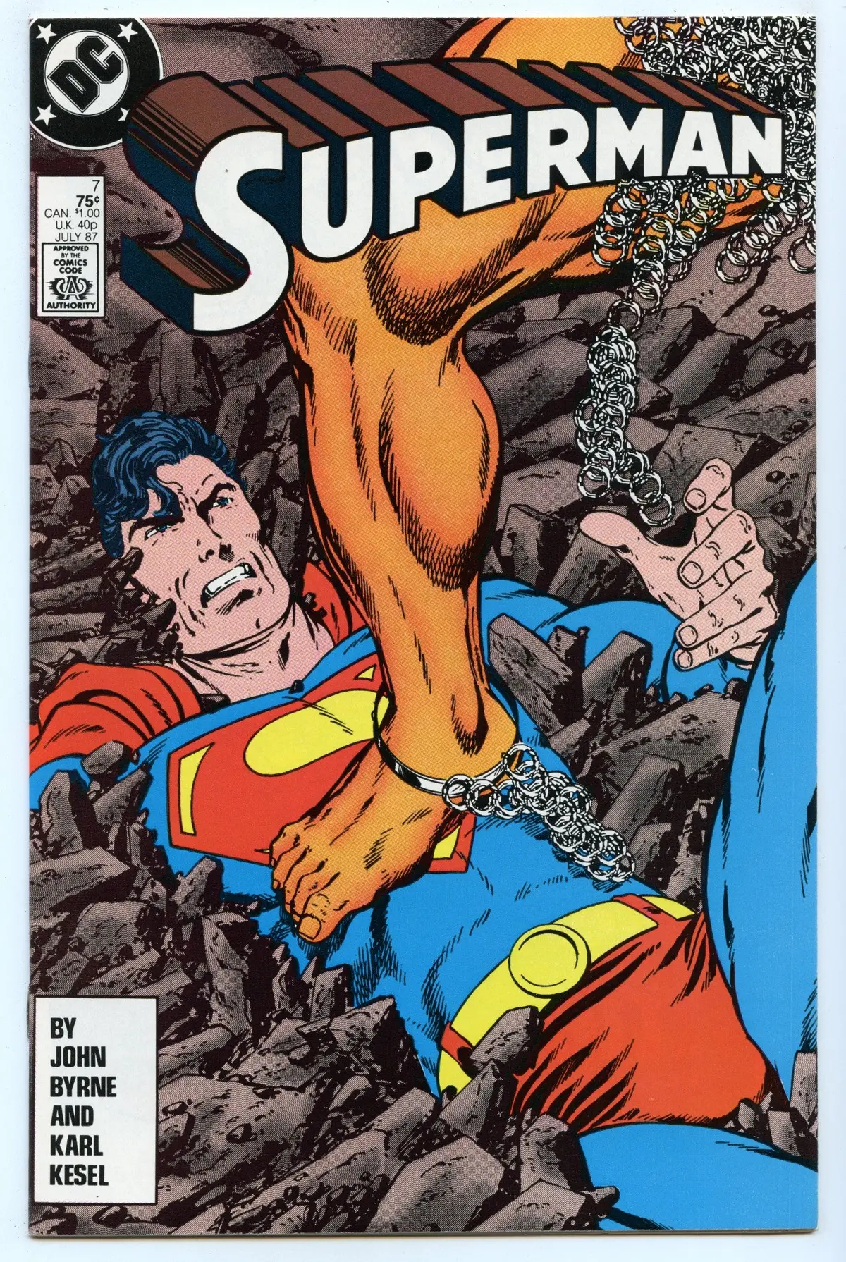 Superman V2 7 (Jul 1987) Nm- (9.2) - 1St Rampage 1
