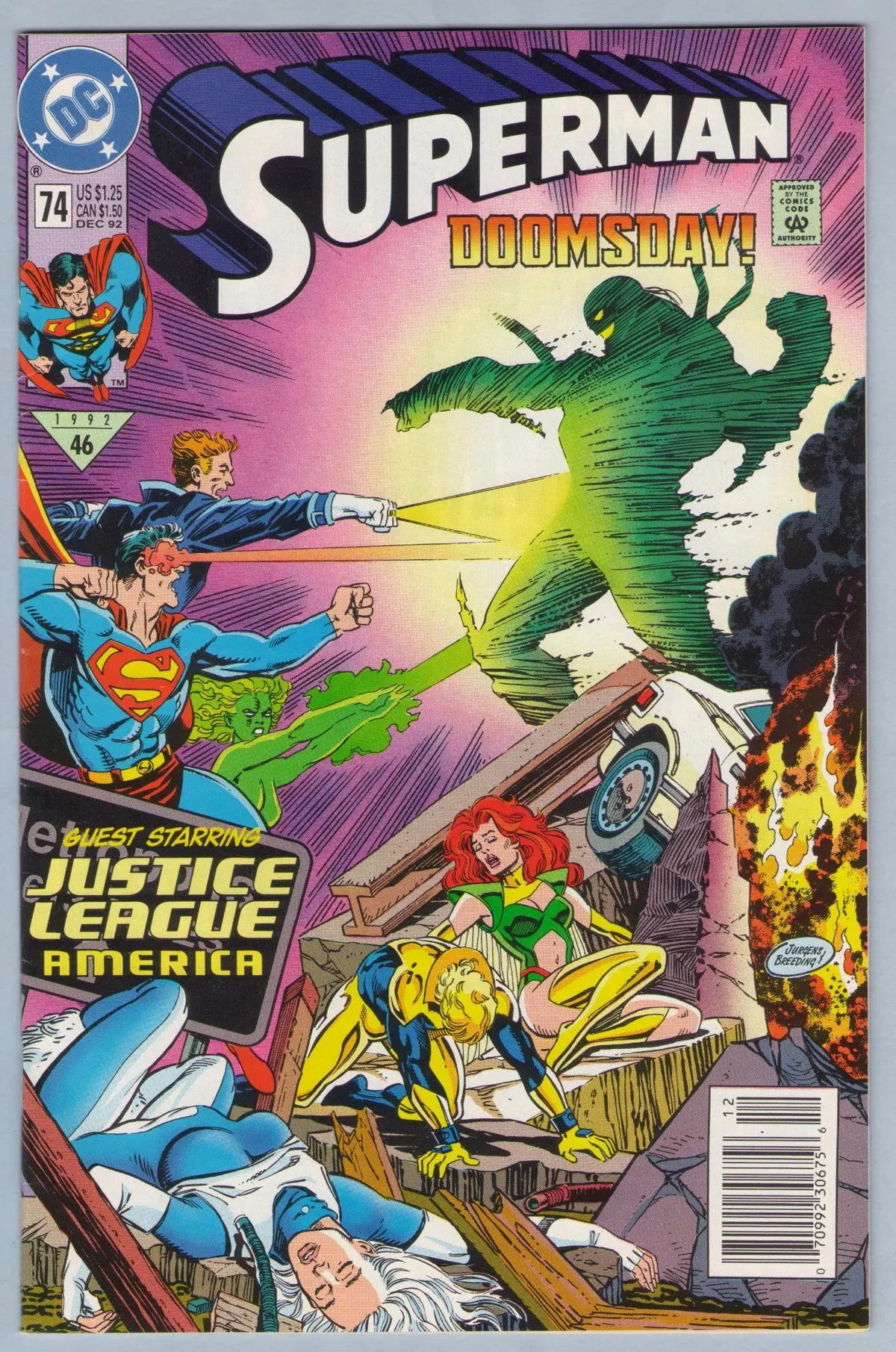 Superman V2 74 (Dec 1992) Nm- (9.2) 1