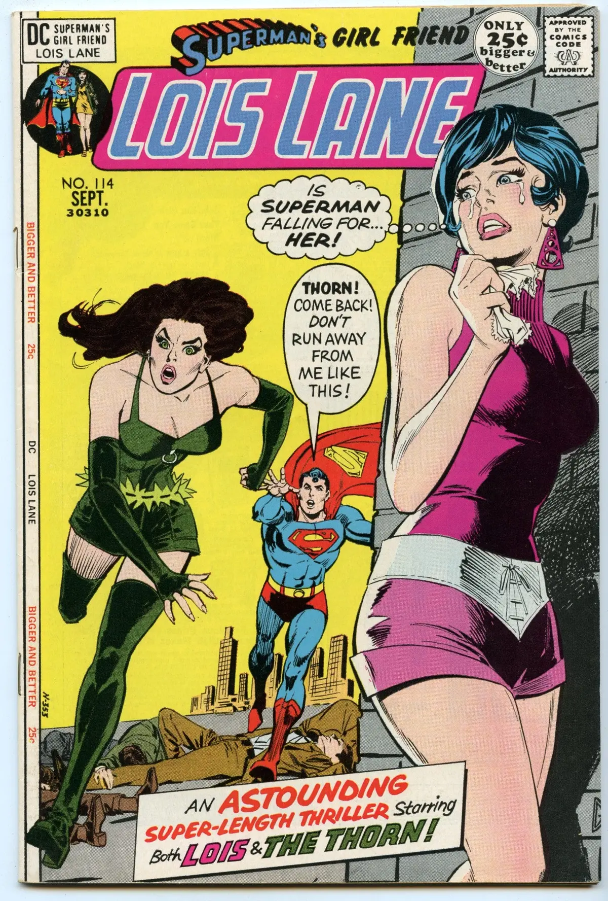 Superman's Girl Friend Lois Lane 114 (Sep 1971) Vf+ (8.5) 1