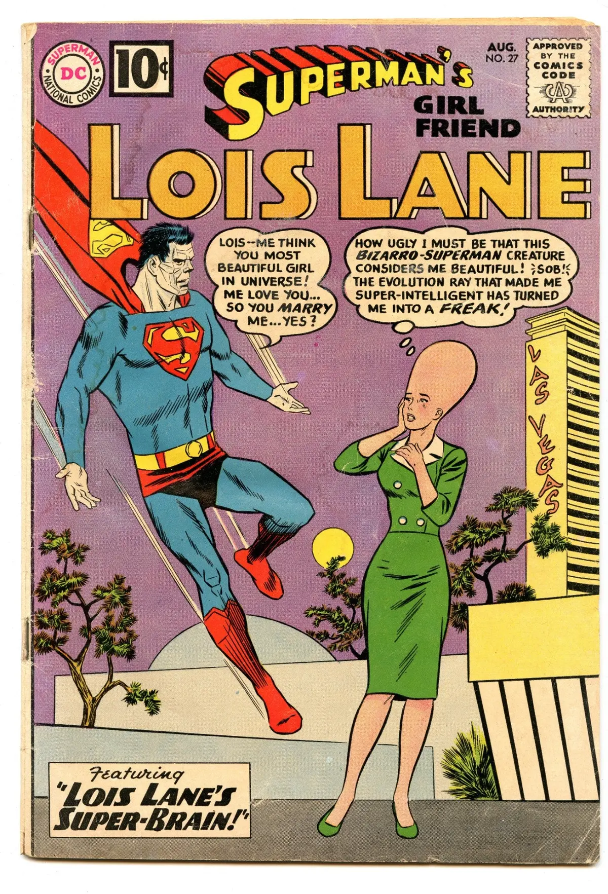 Superman's Girl Friend Lois Lane 27 (Aug 1961) Vg- (3.5) 1