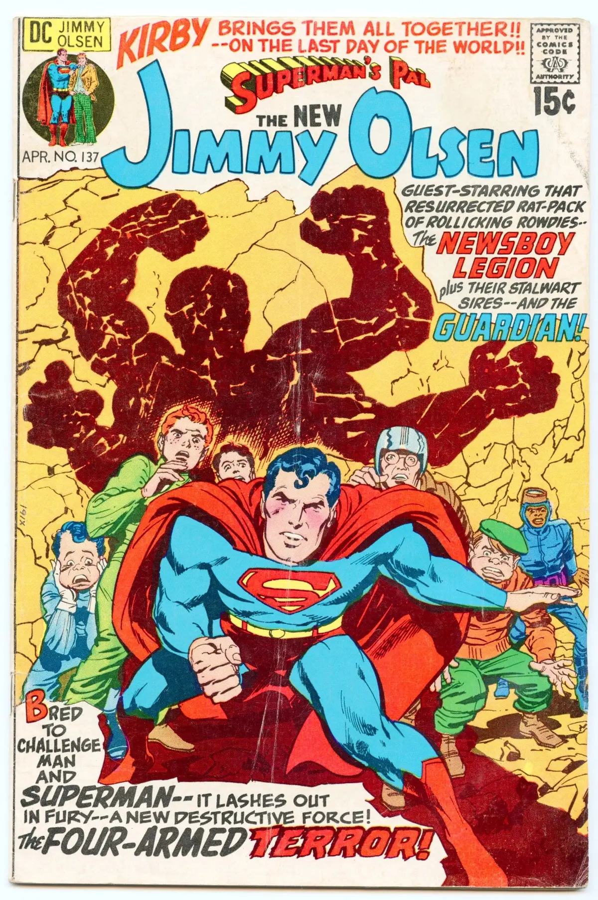 Superman's Pal Jimmy Olsen 137 (Apr 1971) Vg (4.0) 1