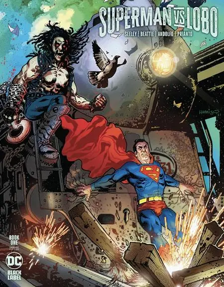 Superman Vs Lobo #1 (Of 3) Cvr C Tony Harris Var (Mr) 1
