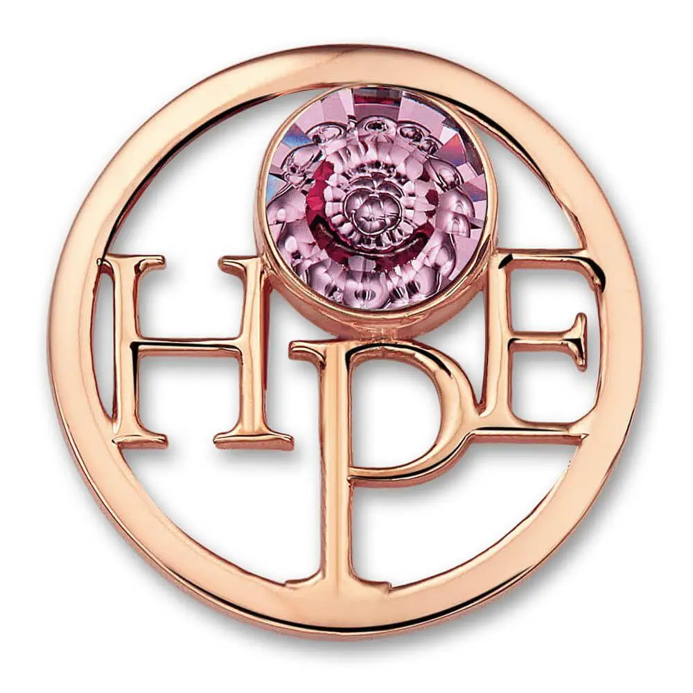 Rose Hope Charm With Swavovski Crystal Elements 1
