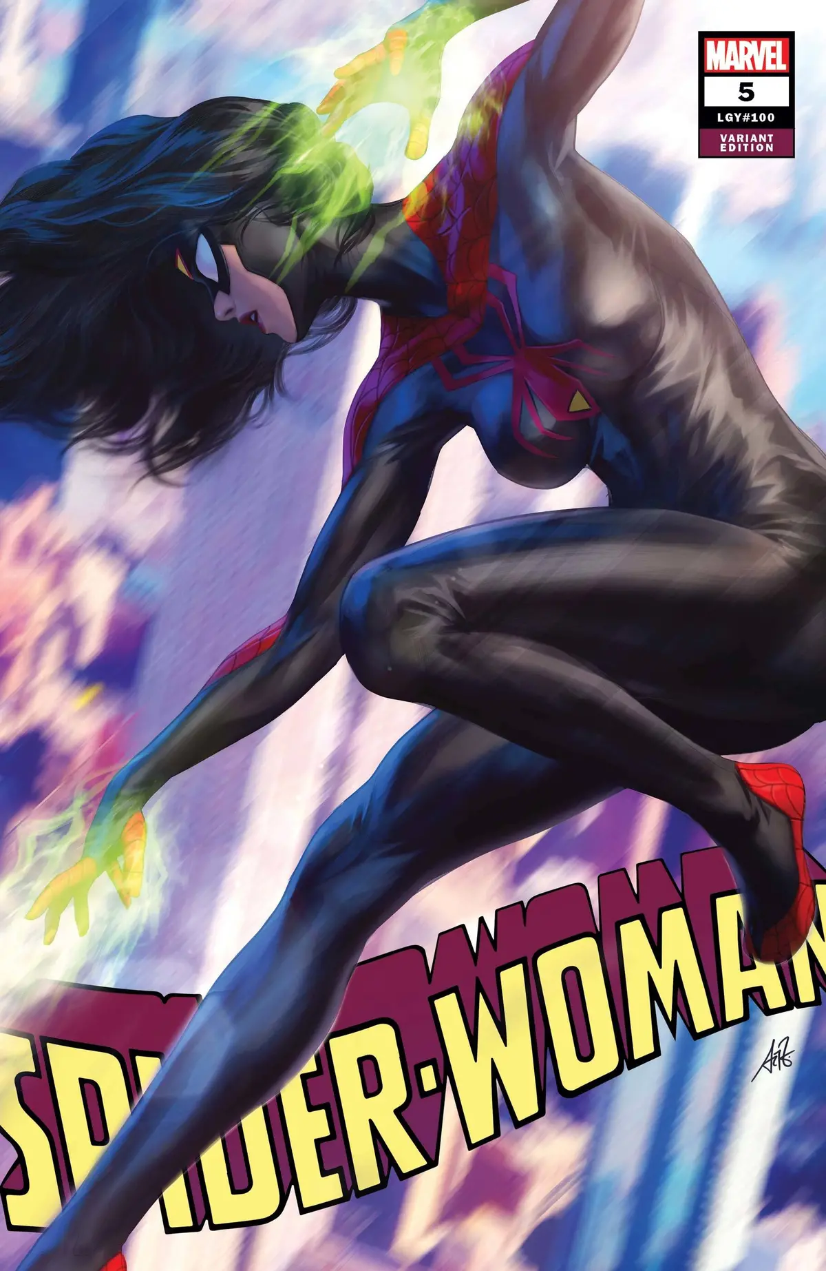 Spider-Woman #5 Artgerm Black Costume Var 1