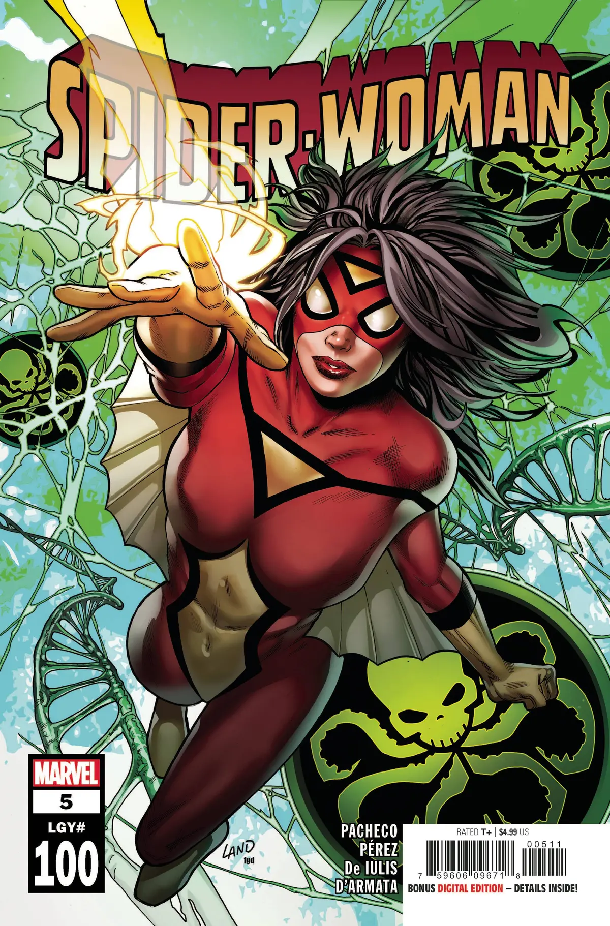 Spider-Woman #5 Greg Land Cvr 1