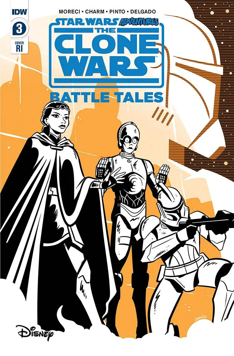 Star Wars Adventures Clone Wars #3 (Of 5) 10 Copy Incv Charm 1