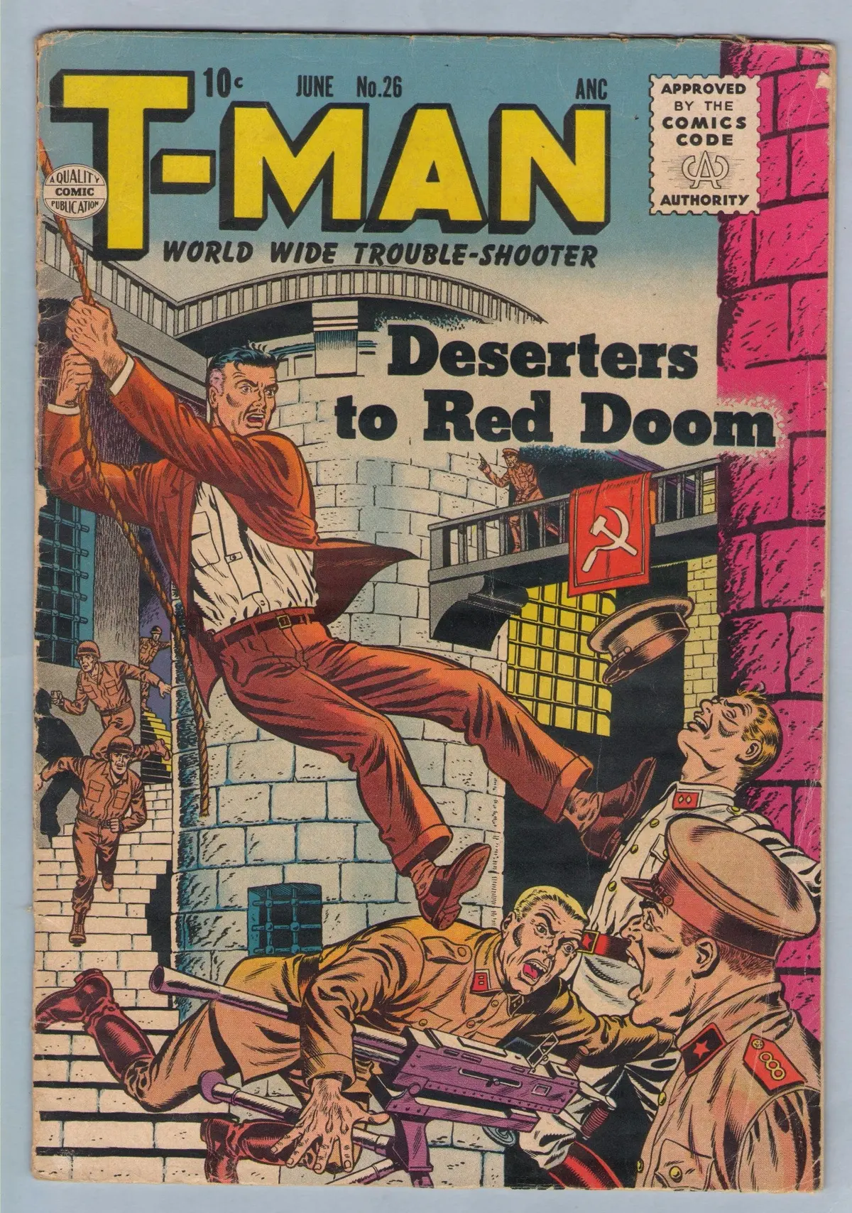 T-Man 26 (Jun 1955) Vg- (3.5) 1