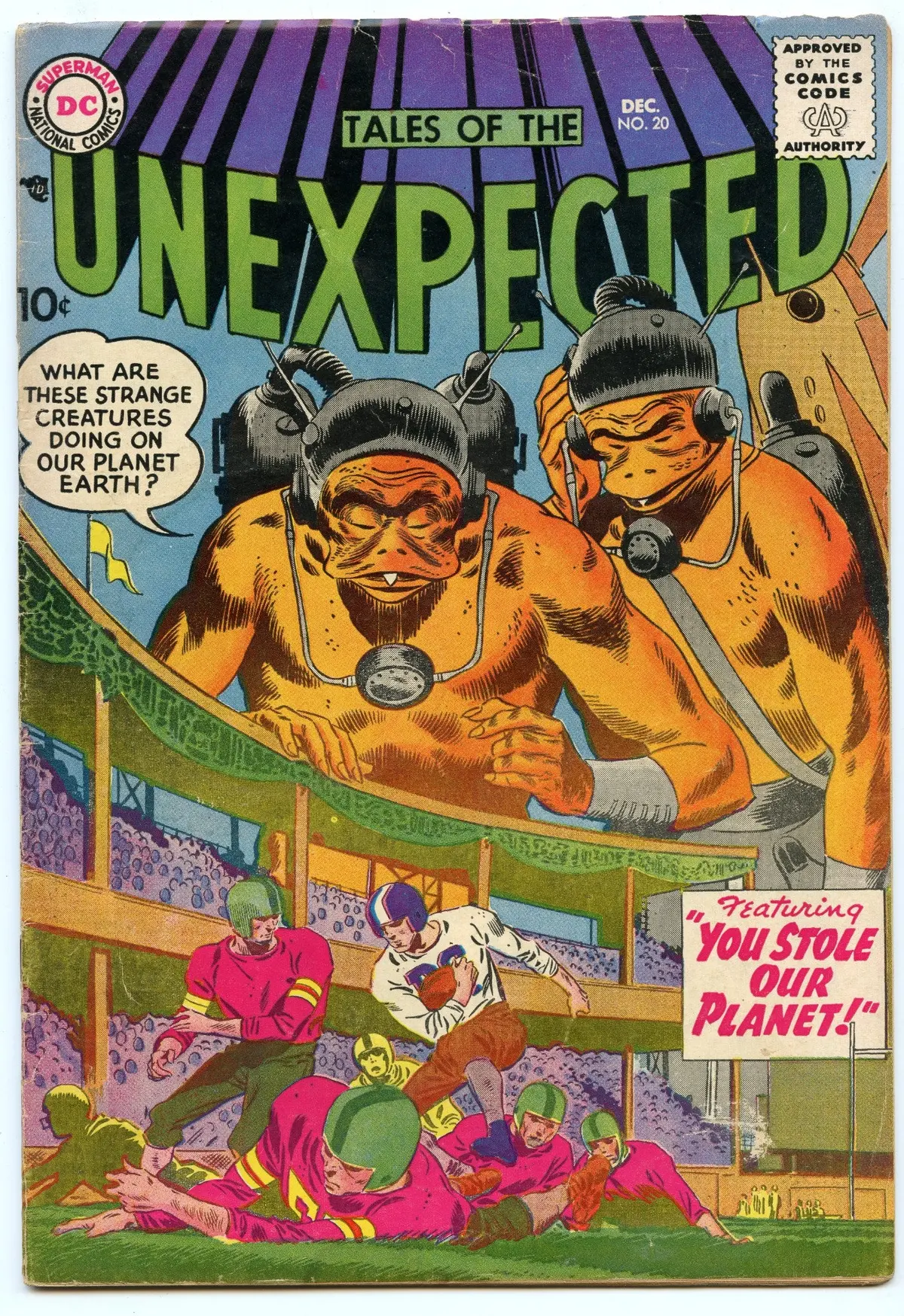 Tales Of The Unexpected 20 Dec 1957 Vg- (3.5) 1
