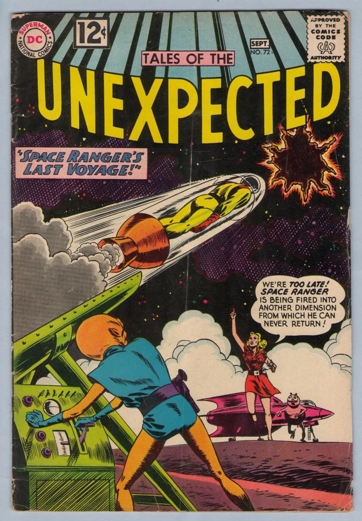 Tales Of The Unexpected 72 (Sep 1962) Vg (4.0) 1