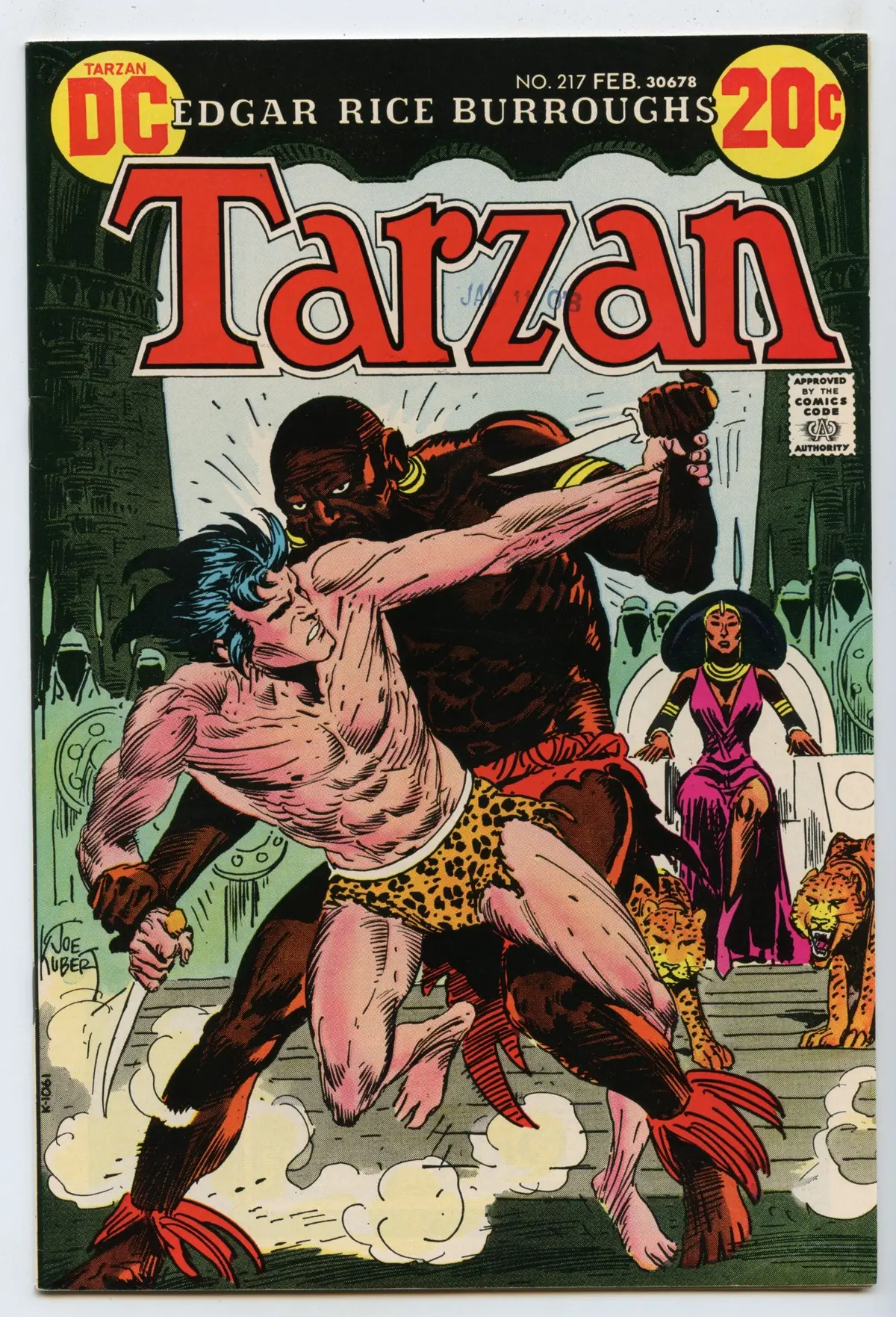 Tarzan 217 (Feb 1973) Vf/Nm (9.0) 1