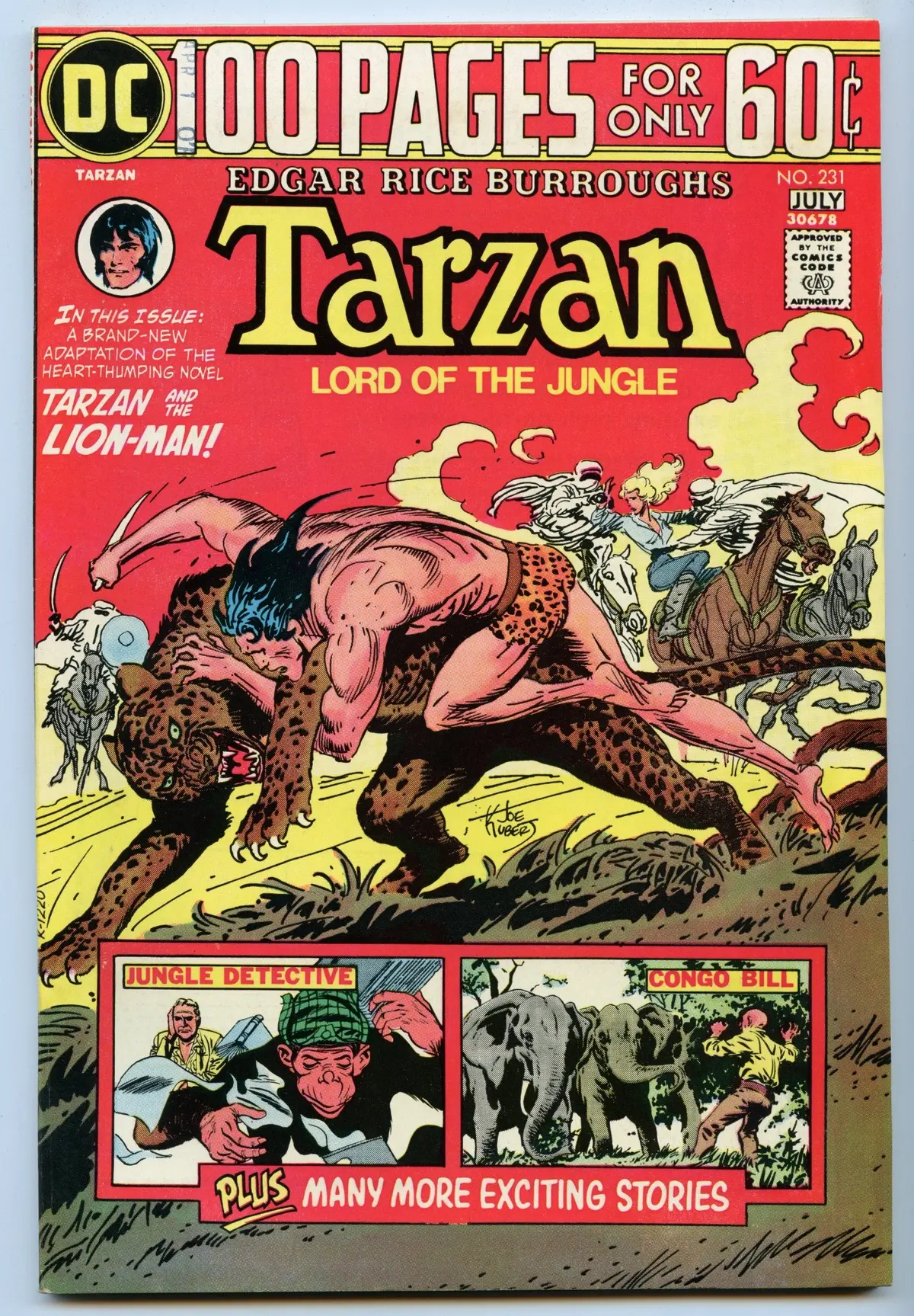 Tarzan 231 (Jul 1974) Vf- (7.5) 1