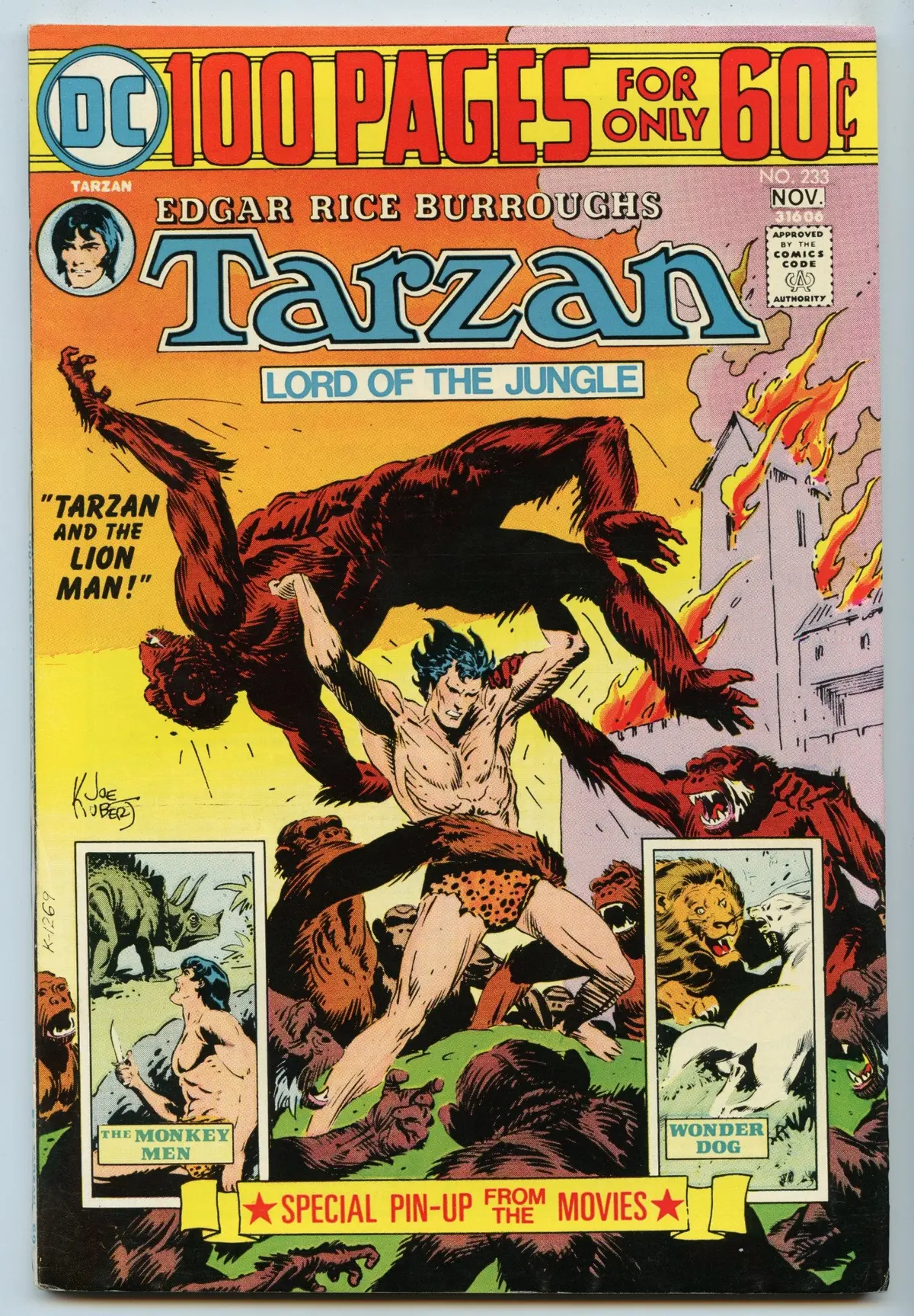 Tarzan 233 (Nov 1974) Fi (6.0) 1