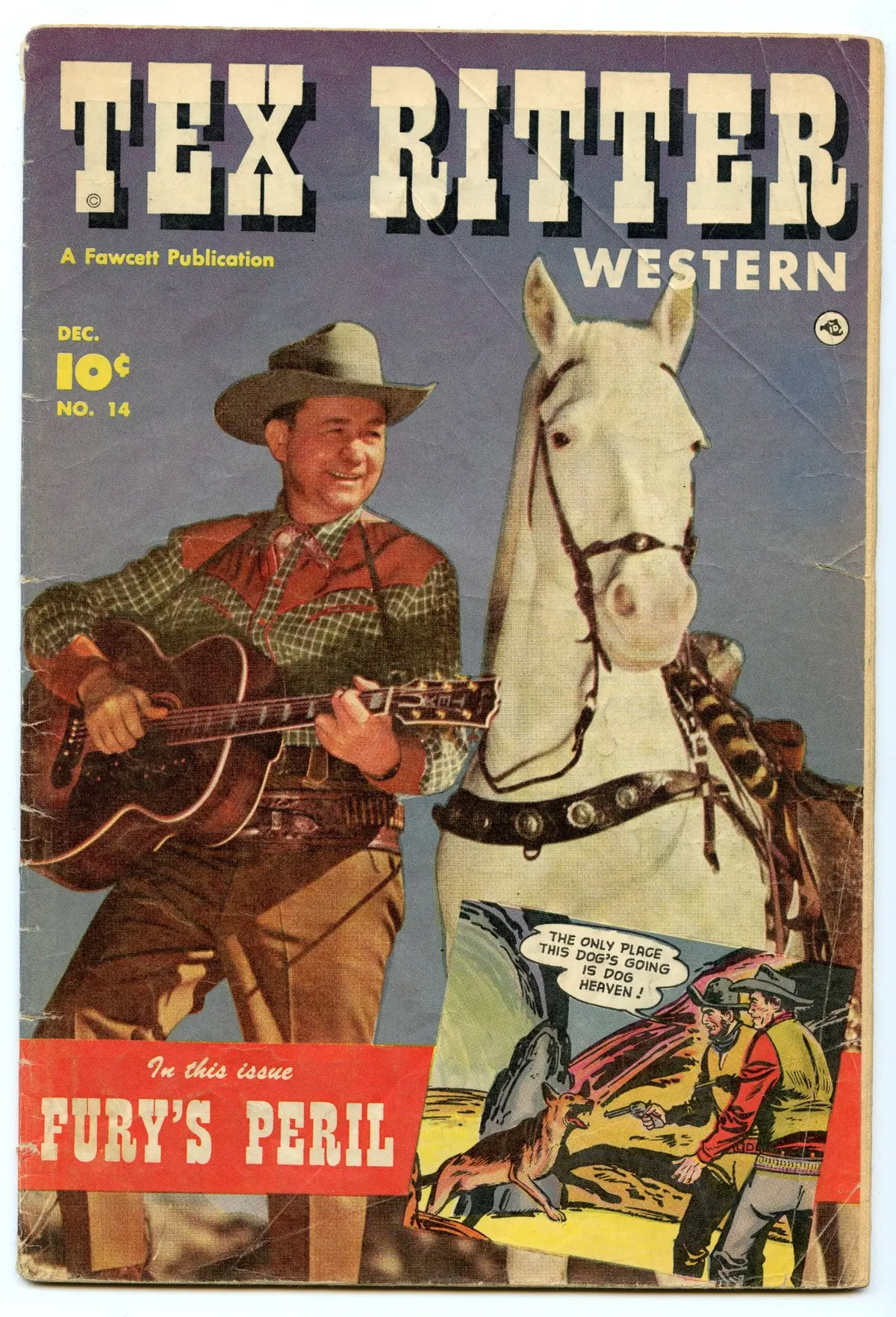 Tex Ritter Western 14 (Dec 1952) Gd+ (2.5) 1