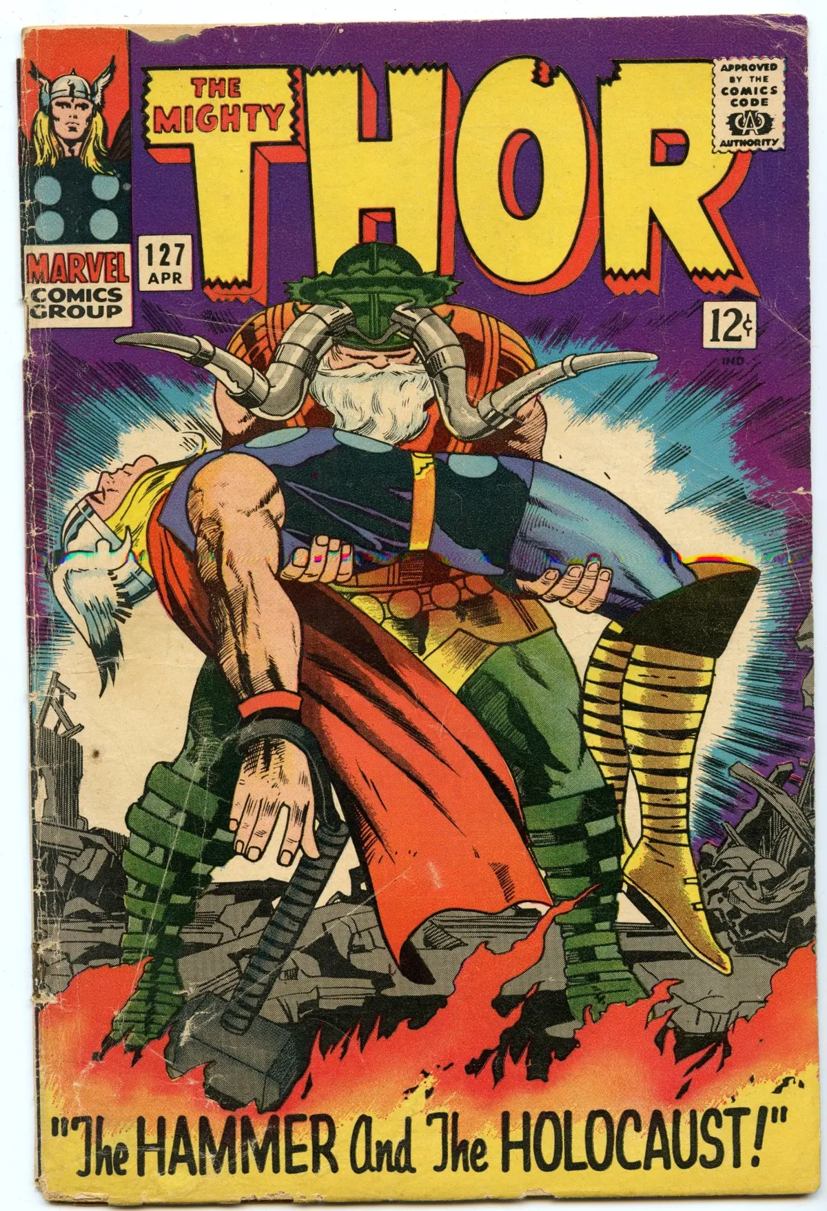 Thor 127 (Apr 1966) Gd/Vg (3.0) 1