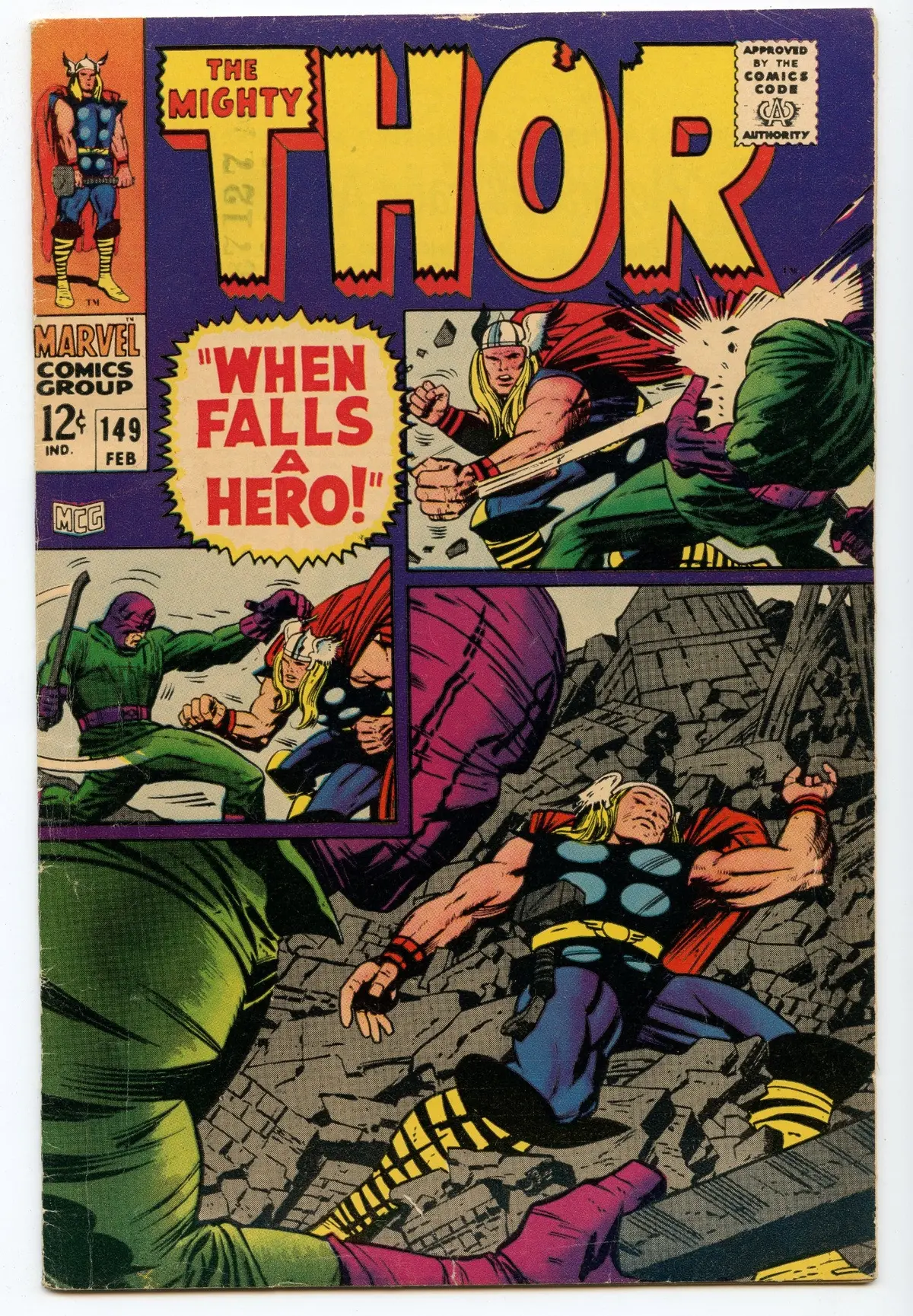 Thor 149 (Feb 1968) Vg/Fi (5.0) 1