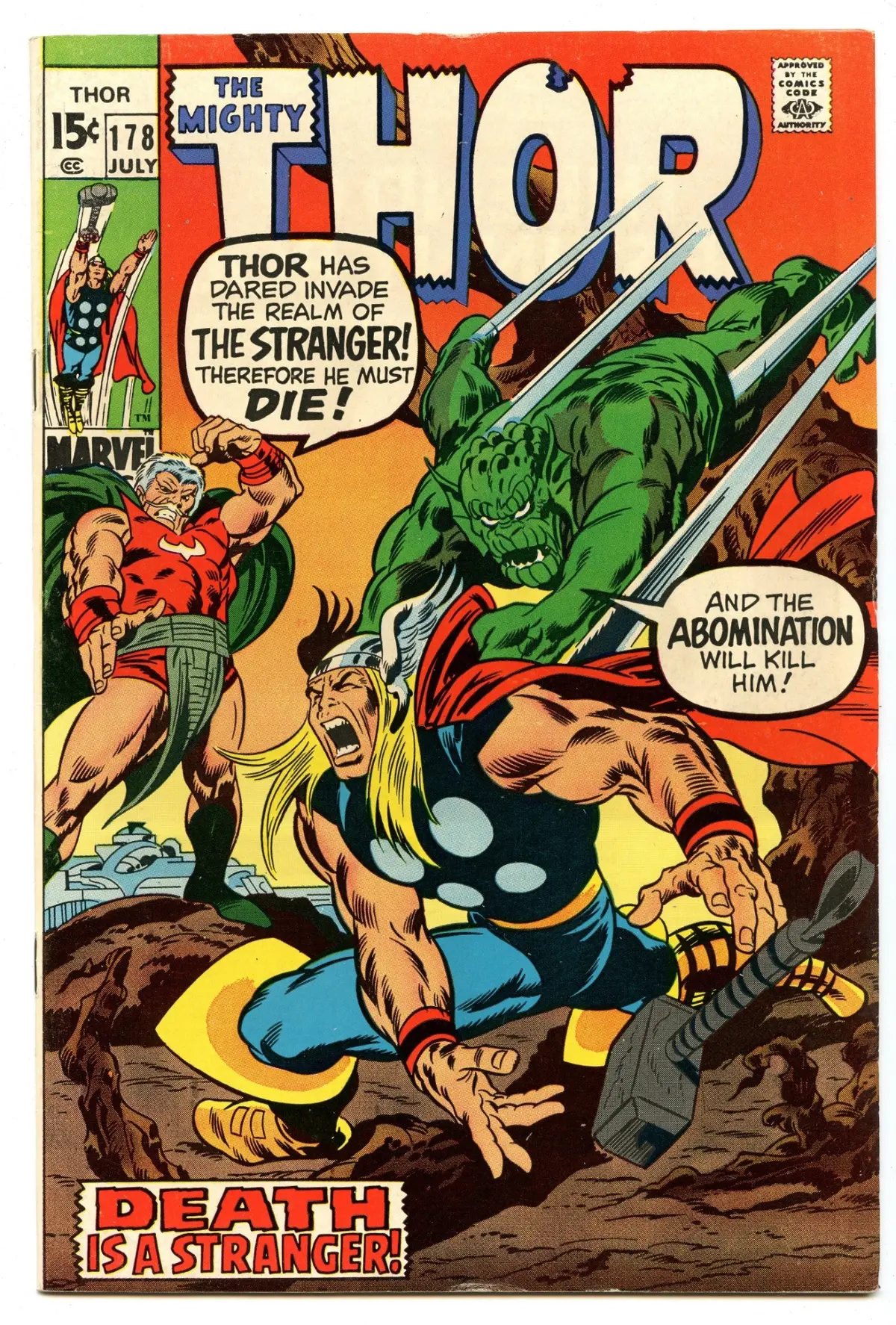 Thor 178 (Jul 1970) Vf (8.0) 1