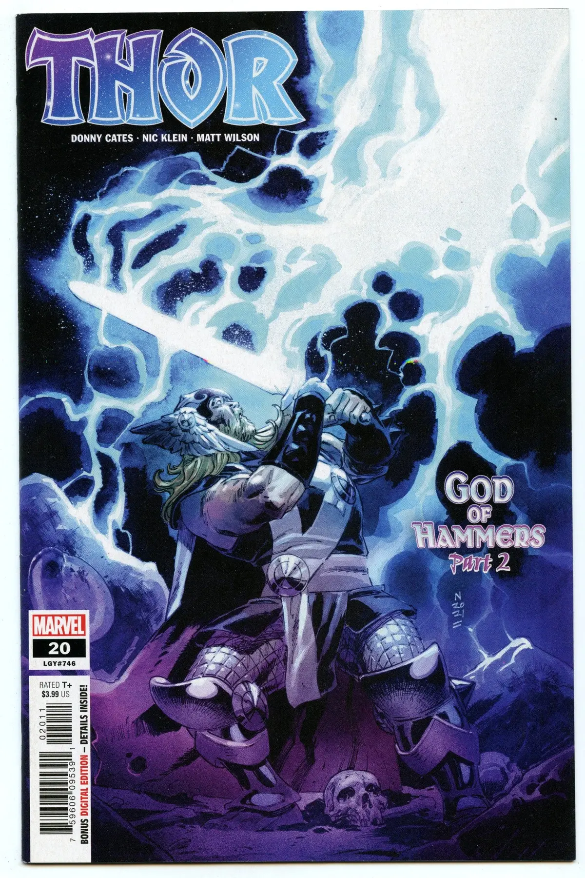 Thor 20 (Mar 2022) Nm- (9.2) - 1St Appearance God Of Hammers 1