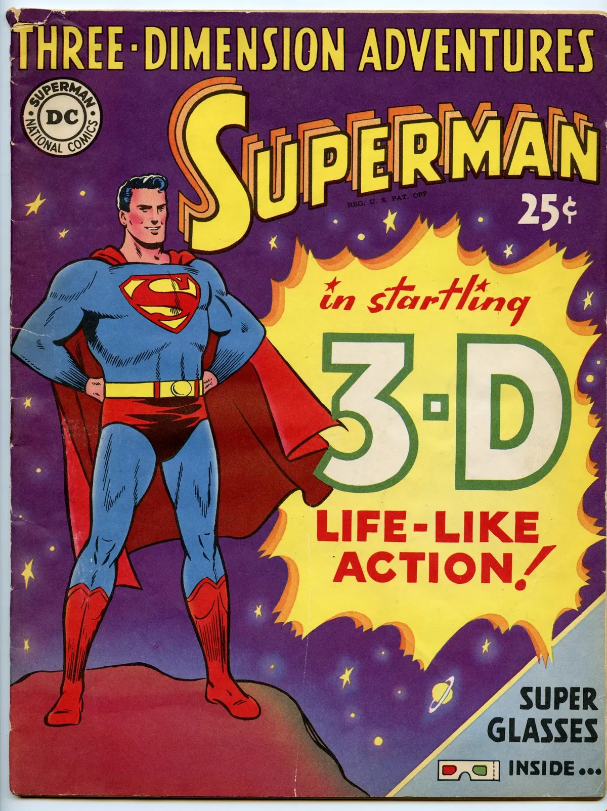 Three-Dimension Adventures Of Superman (Nov 1953) Gd/Vg (3.0) 1