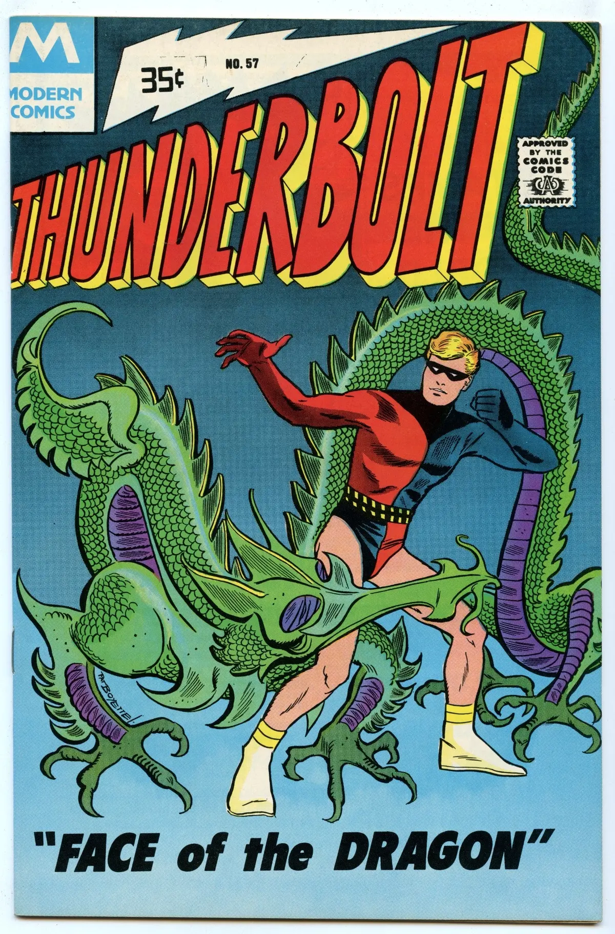 Thunderbolt 57 (1978) Vf/Nm (9.0) - Modern Reprint 1
