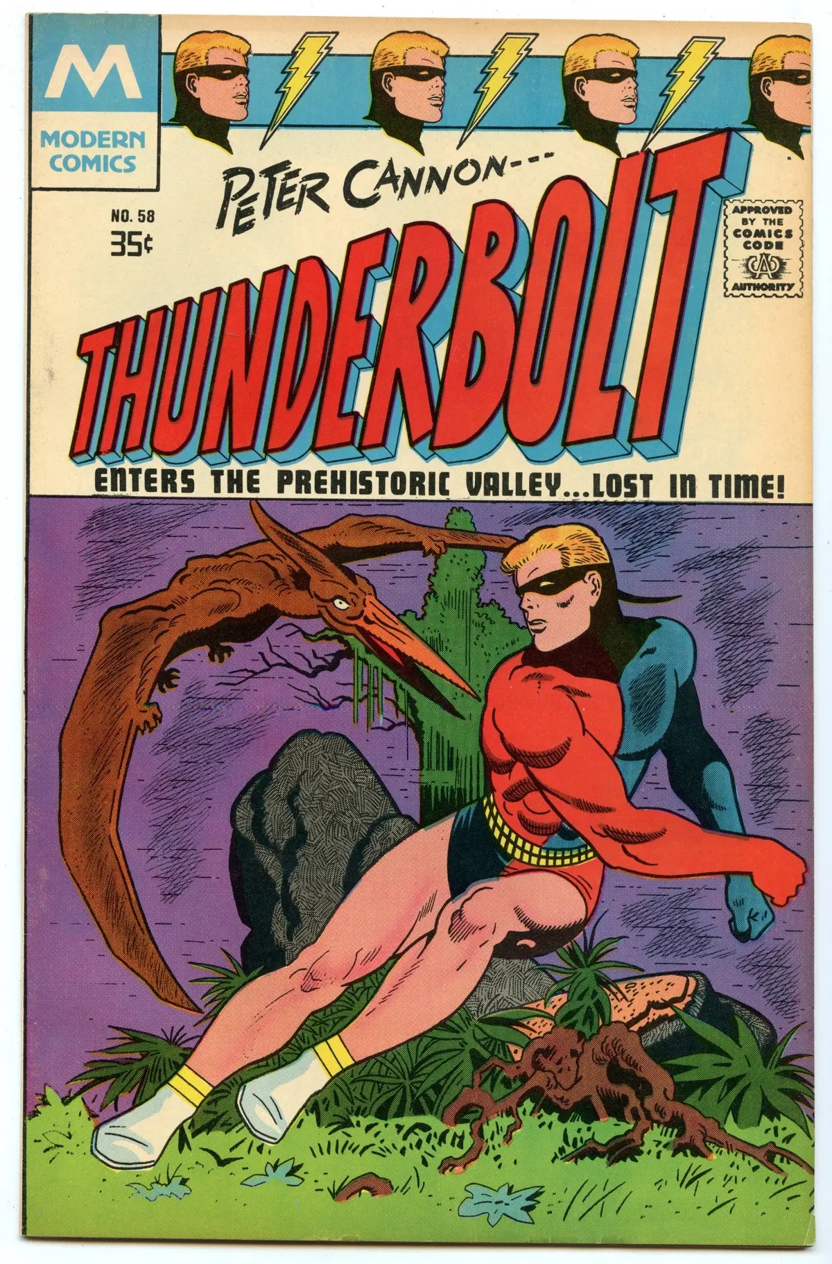 Thunderbolt 58 (1978) Vf/Nm (9.0) - Modern Reprint 1