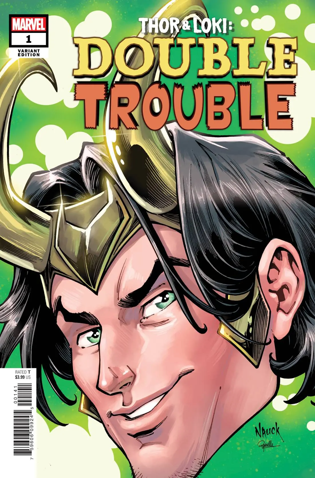 Thor And Loki Double Trouble #1 (Of 4) Nauck Headshot Var 1