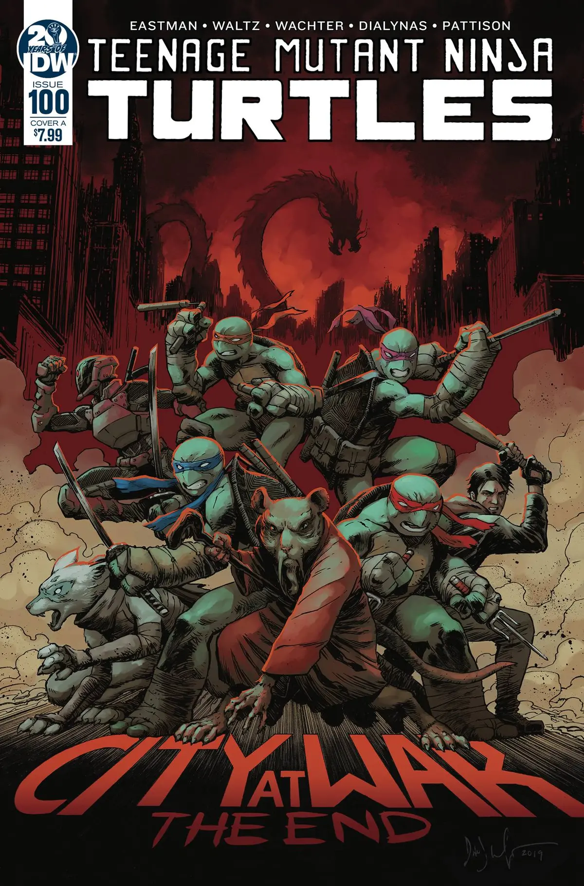 Tmnt Ongoing #100 Cvr A Wachter (Note Price) 1