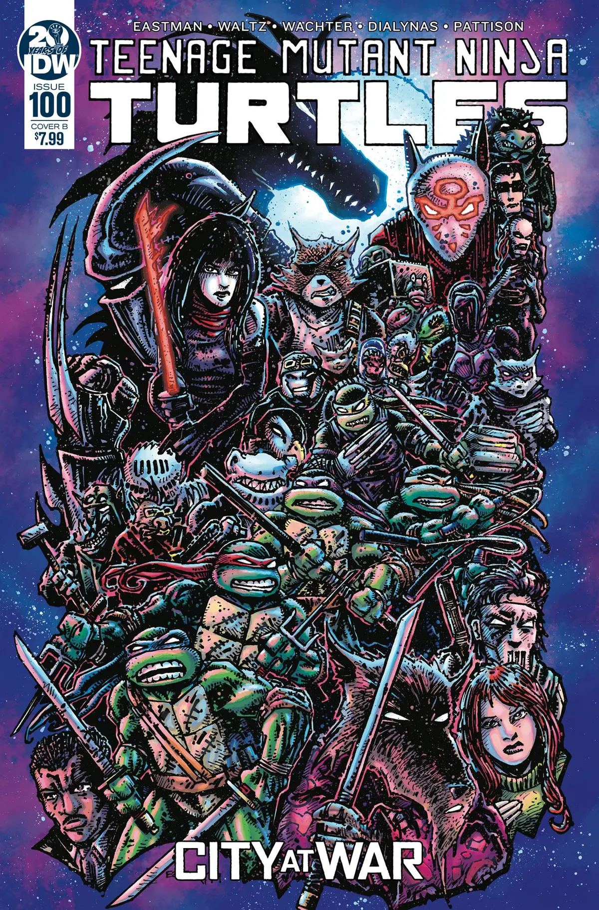 Tmnt Ongoing #100 Cvr B Eastman 1