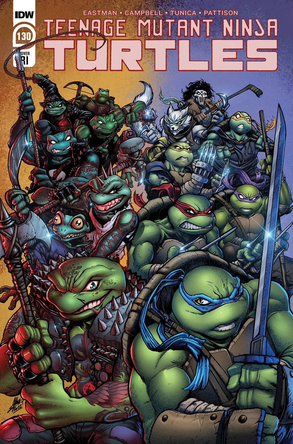 Tmnt Ongoing #130 Cvr C 10 Copy Incv Franks 1