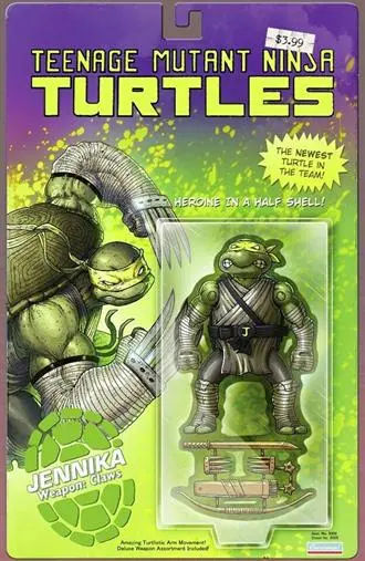 Tmnt Ongoing #98 Vasquez Action Figure Variant 1