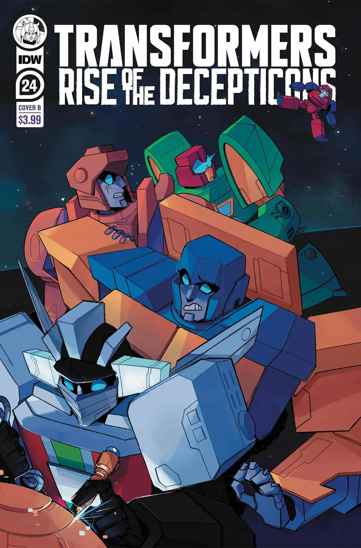 Transformers #24 Cvr B Red Powell 1