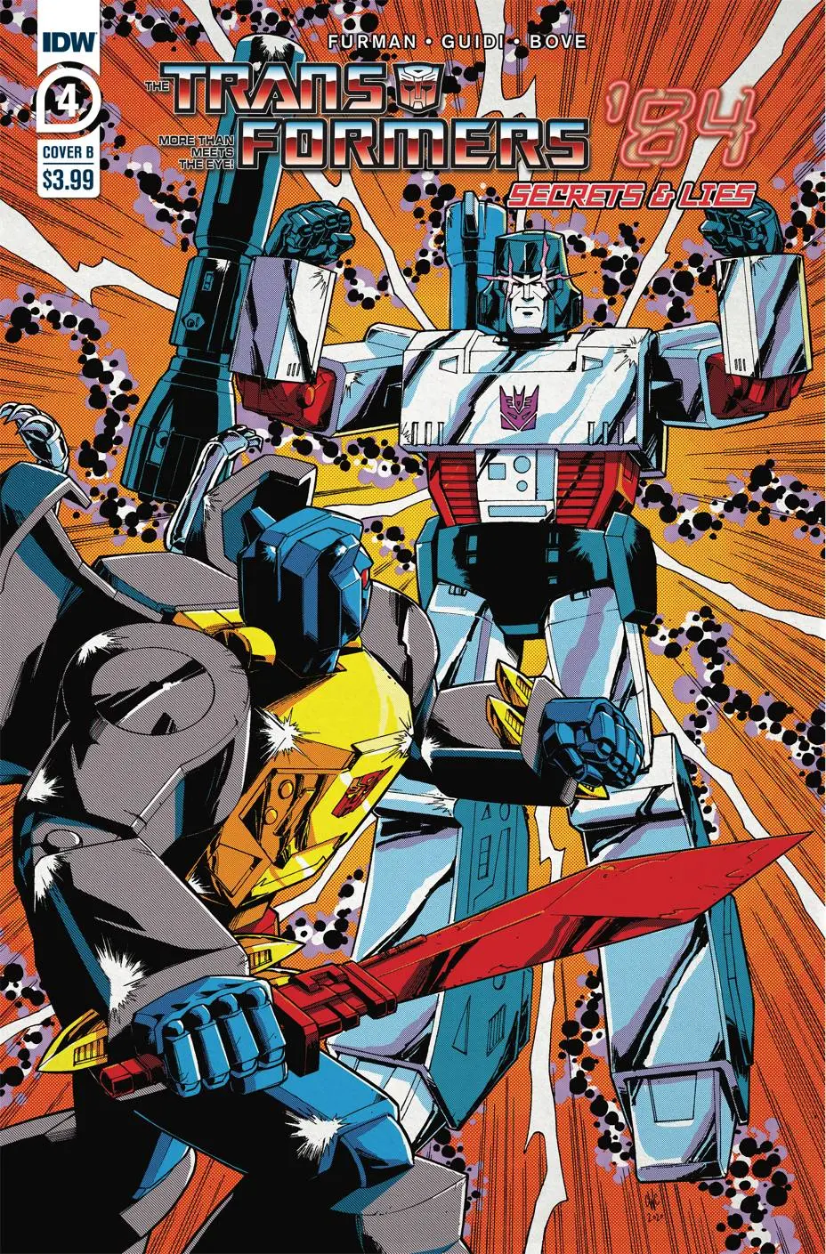 Transformers 84 Secrets & Lies #4 (Of 4) Cvr B Coller 1
