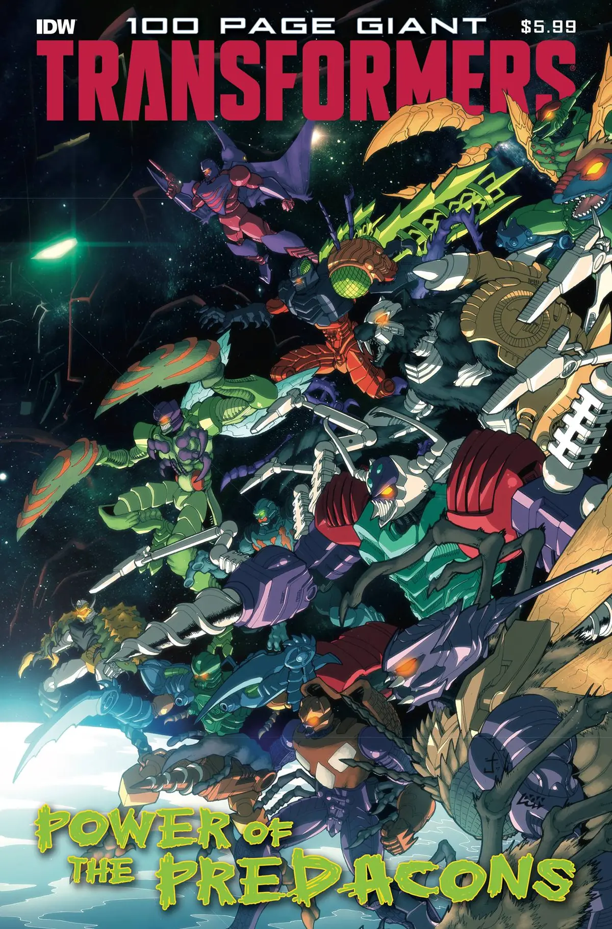 Transformers 100 Page Giant Power Predacons (C: 1-0-0) 1