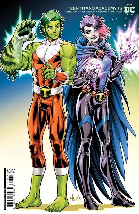 Teen Titans Academy #15 Cvr B Nauck Card Stock Var 1