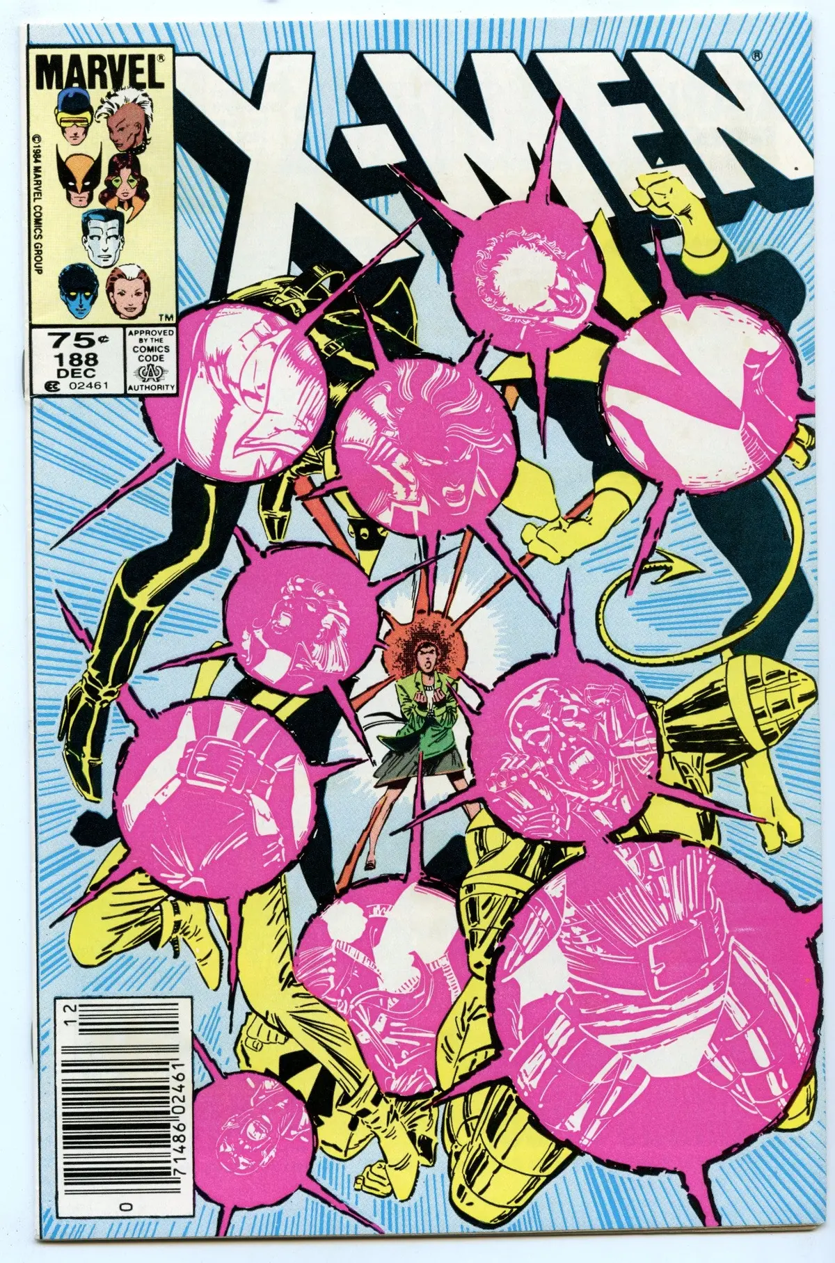 Uncanny X-Men 188 (Dec 1984) Nm- (9.2) - Cdn Price Variant 1