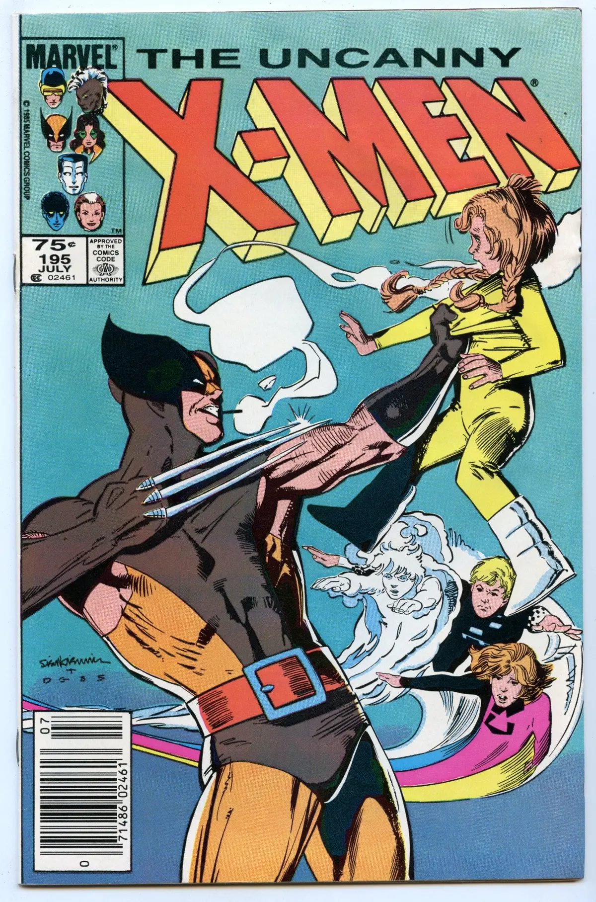 Uncanny X-Men 195 (Jul 1985) Fi+ (6.5) - Cdn Price Variant 1