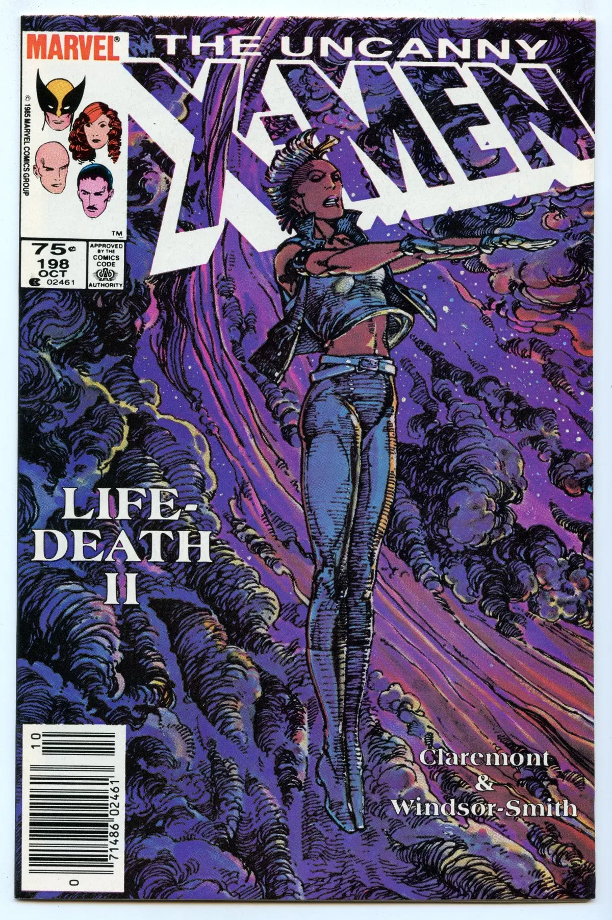 Uncanny X-Men 198 (Oct 1985) Nm- (9.2) - Cdn Price Variant 1