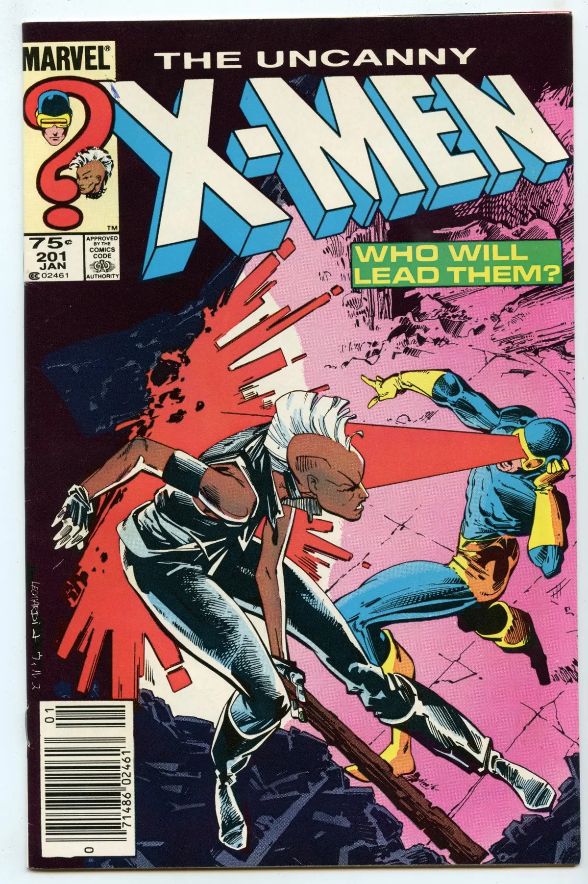 Uncanny X-Men 201 (Jan 1986) Nm- (9.2) - Cdn Price Variant 1