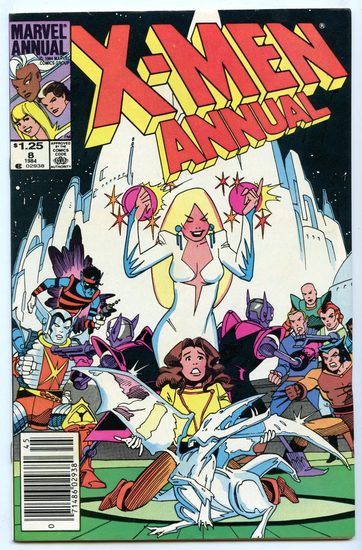 Uncanny X-Men Annual 8 (Dec 1984) Nm- (9.2) - Cdn Price Variant 1