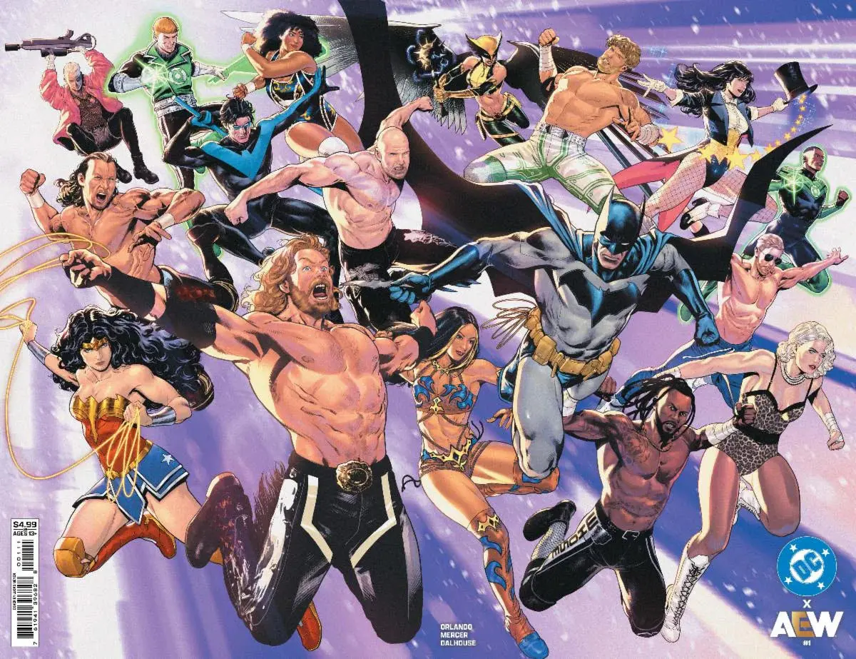 Dc X Aew #1 (Of 2) Cvr A Lucas Meyer Wraparound 1