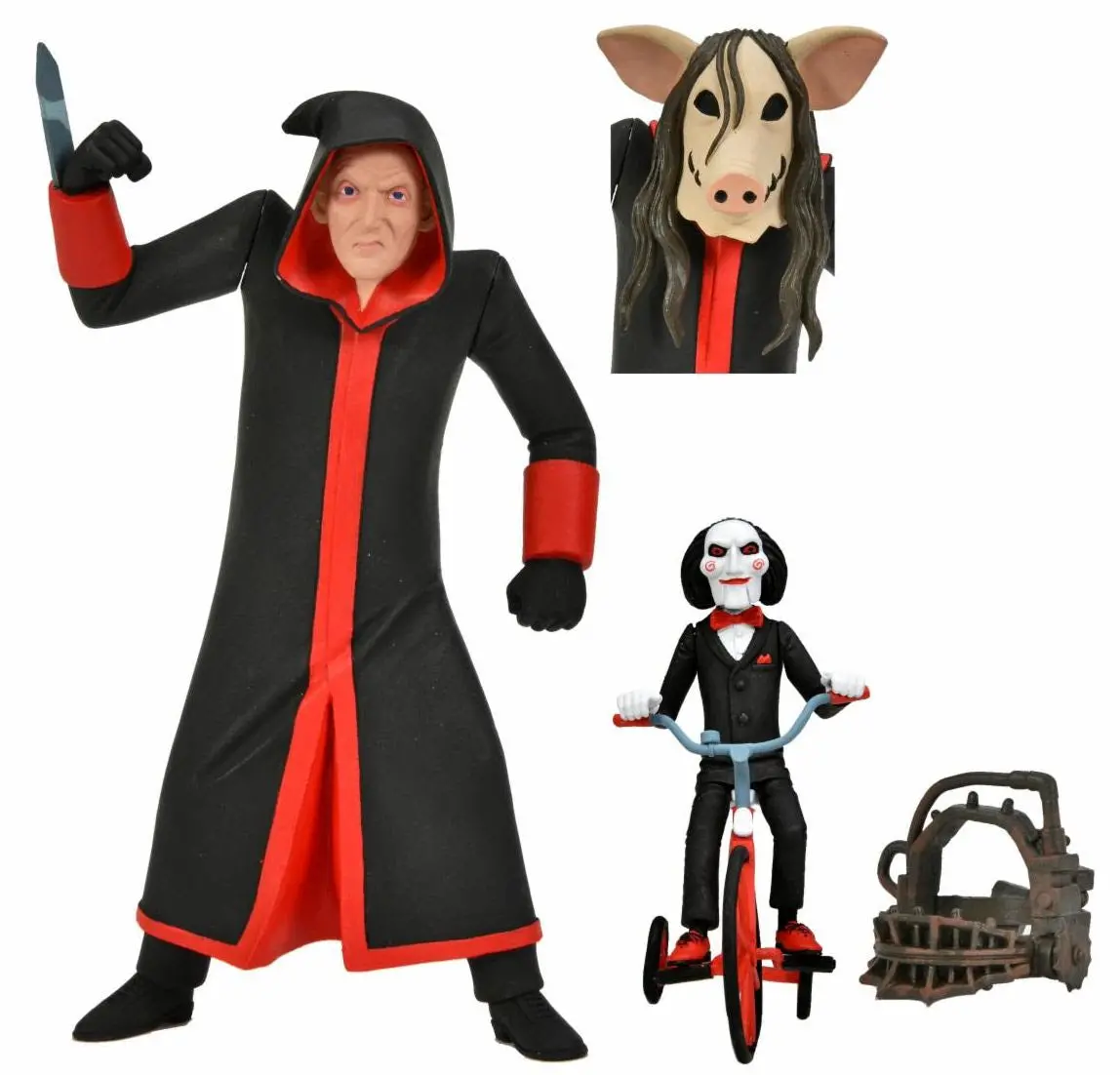Neca - Toony Terrors - Jigsaw Killer With Billy & Tricycle Set 1
