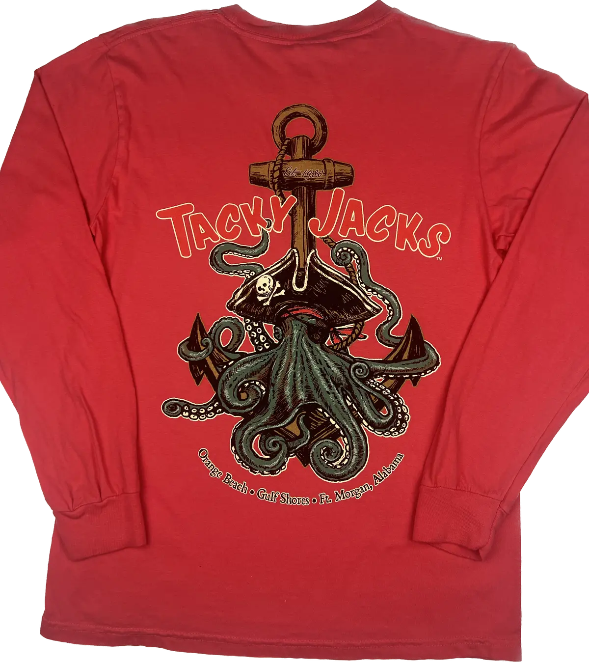 Tacky Jacks "Anchor Octopus" Long Sleeve T-Shirt 2