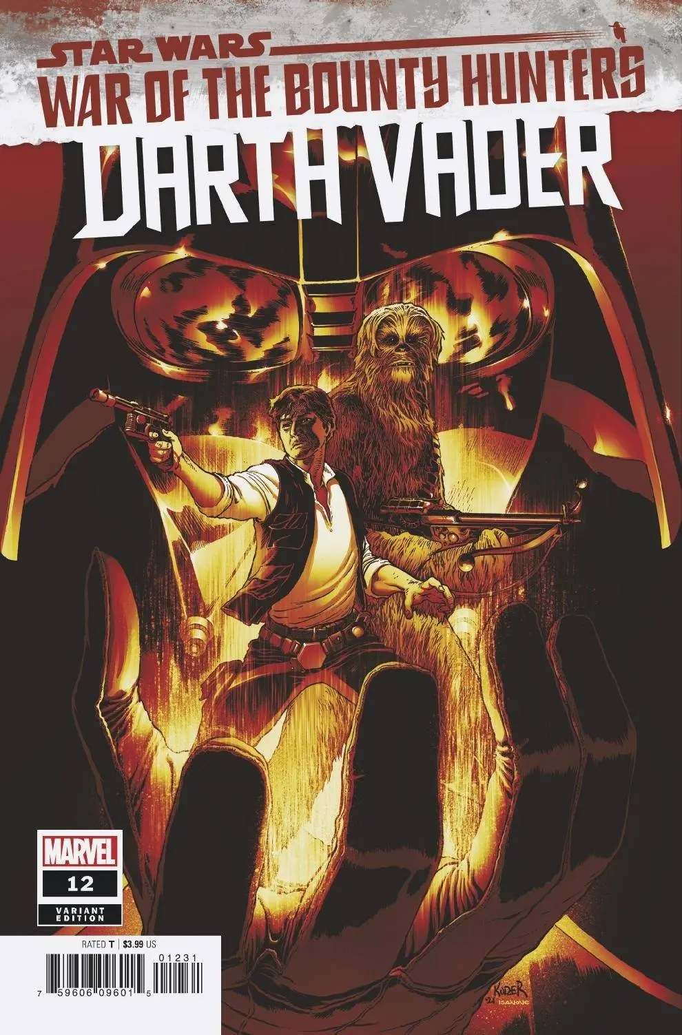 Star Wars Darth Vader #12 Kuder Crimson Var 1