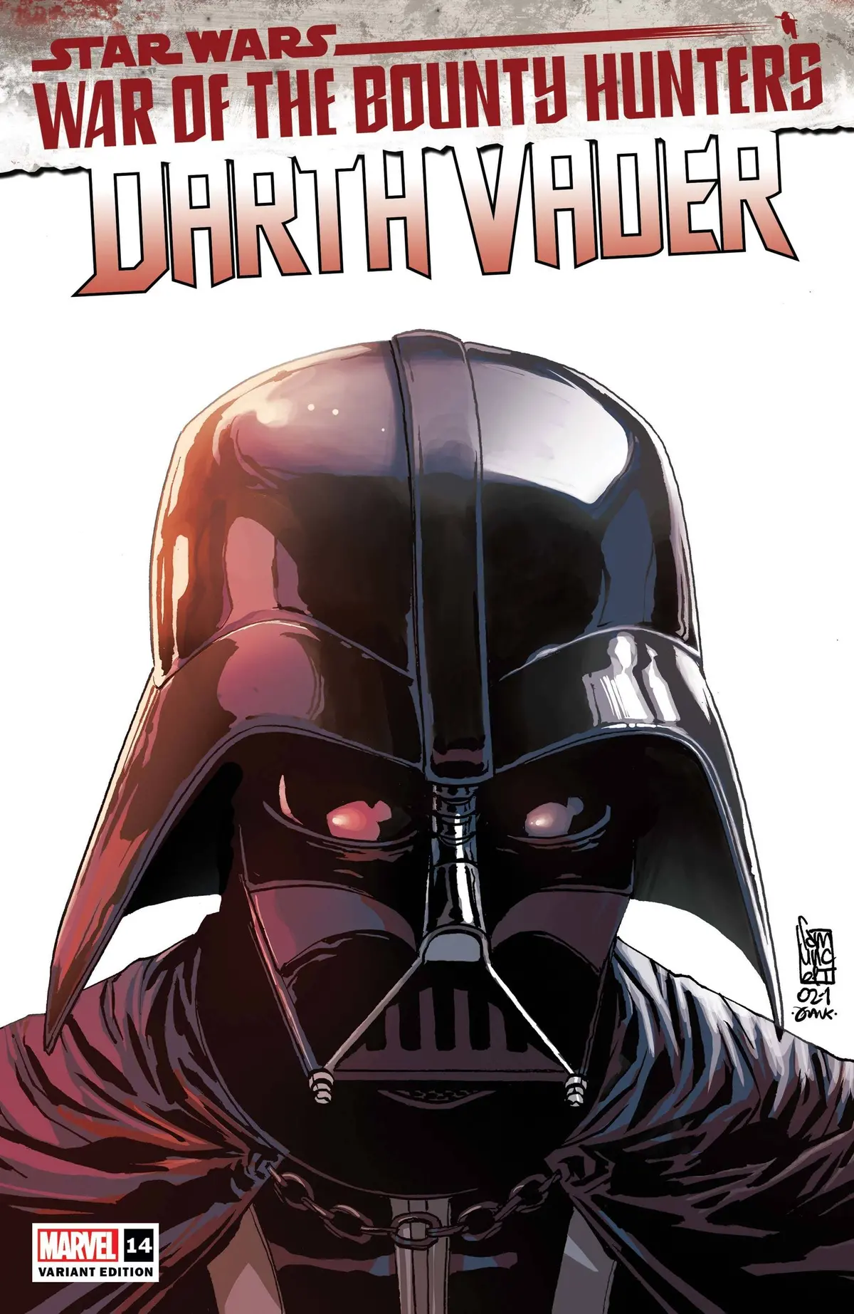 Star Wars Darth Vader #14 Camuncoli Headshot Var Wobh 1