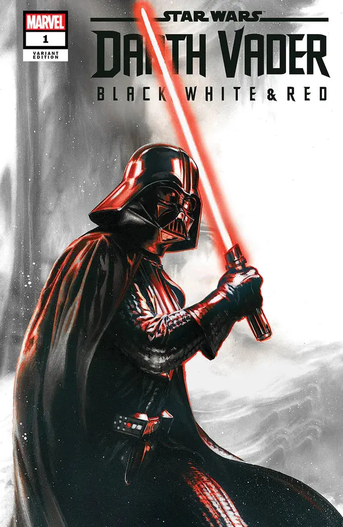 Star Wars Darth Vader Black White And Red #1 Dell'otto Trade Variant 1