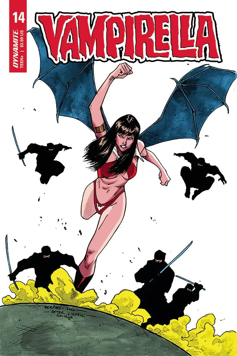 Vampirella #14 7 Copy Peeples Homage Incv 1