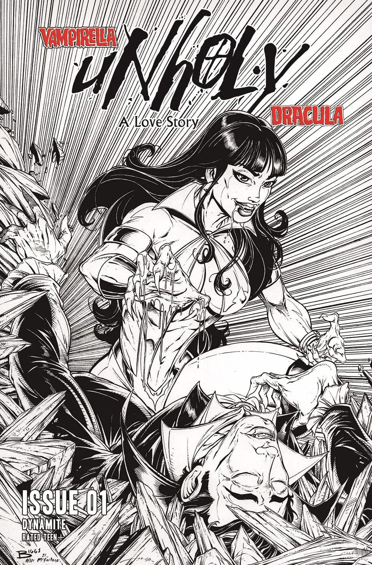 Vampirella Dracula Unholy #1 Cvr V 11 Copy Foc Incv Mcfarlan 1