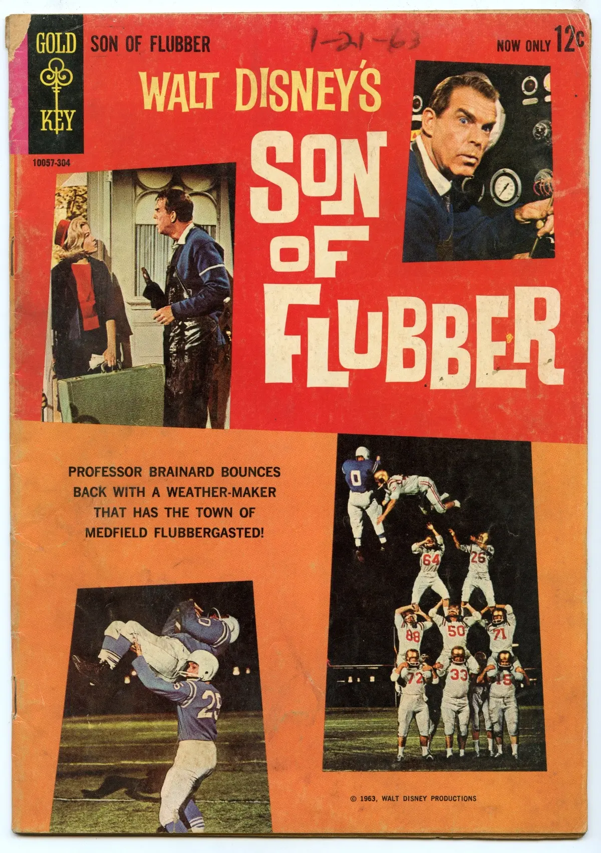 Walt Disney's Son Of Flubber (Apr 1963) Vg+ (4.5) 1