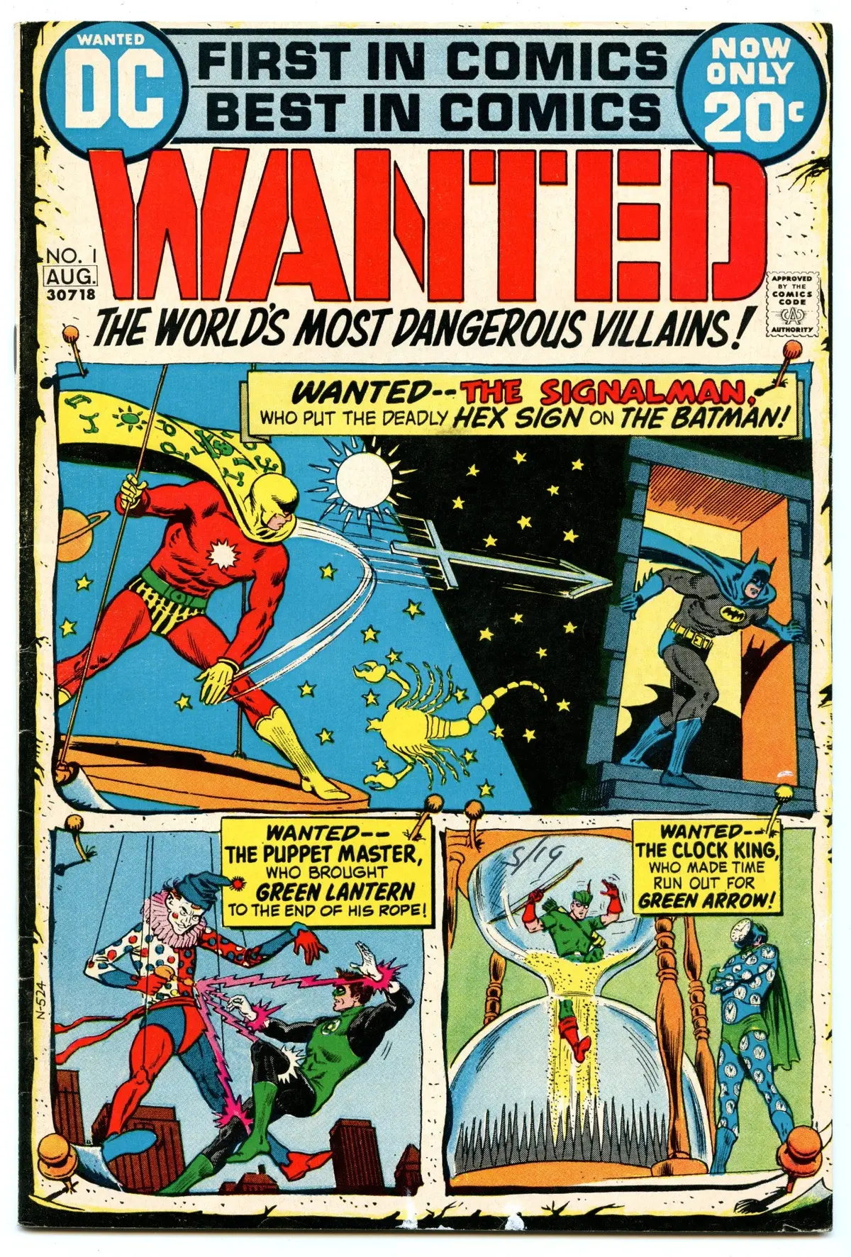 Wanted: The World's Most Dangerous Villains 1 (Aug 1972) (Fi/Vf (7.0) 1