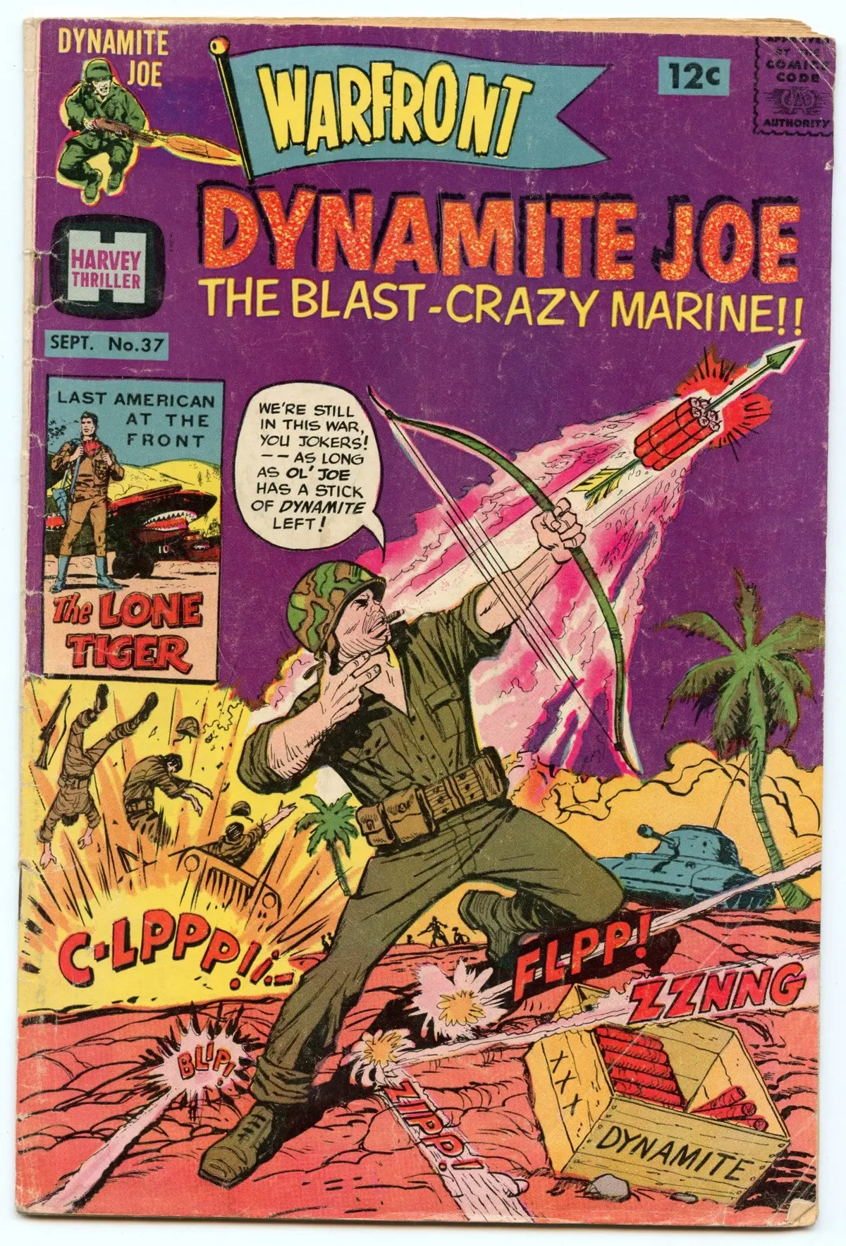 Warfront 37 (Sep 1966) Vg- (3.5) 1